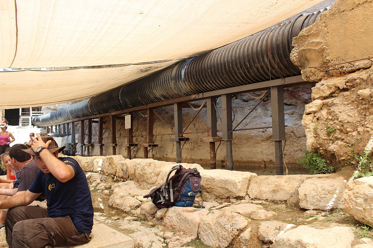 The Pool of Siloam (John 9:7) — a monumental 1st-c. pool, uncovered in 2004.