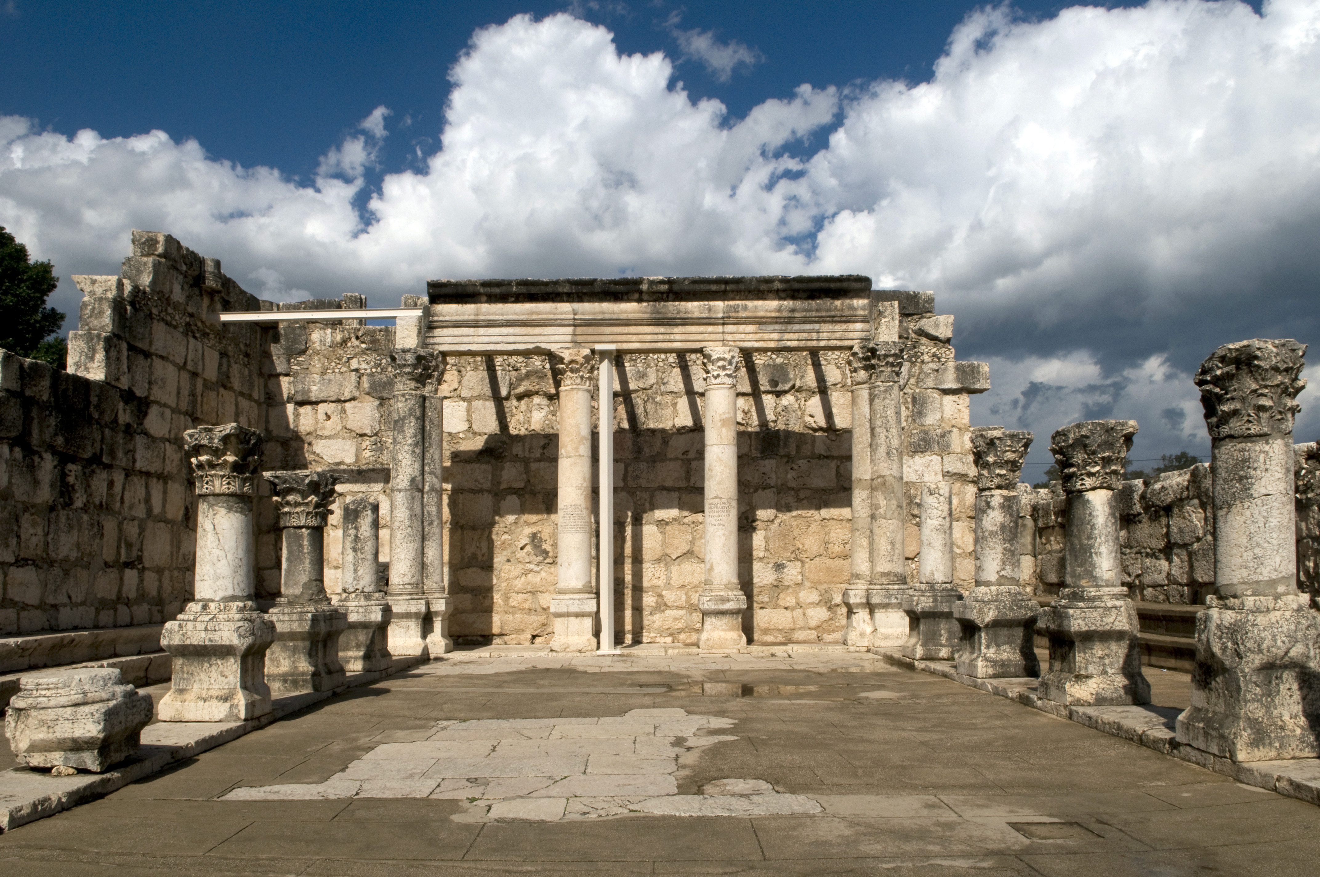 Capernaum — Peter's town, where much of Mark's Gospel is set.