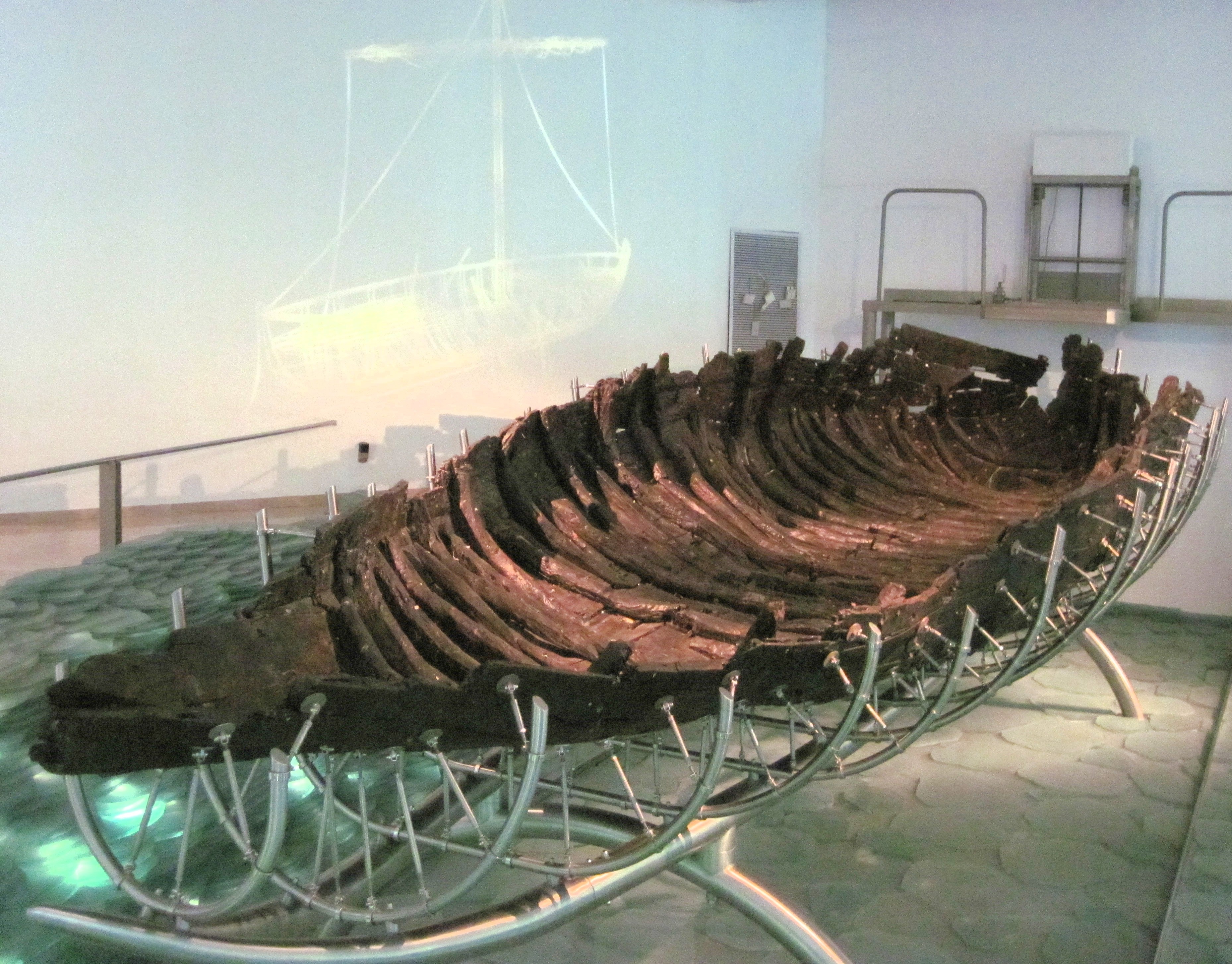 The Sea of Galilee Boat (1st c.) — the world of Peter's memories behind Mark (the cushion, 4:38).
