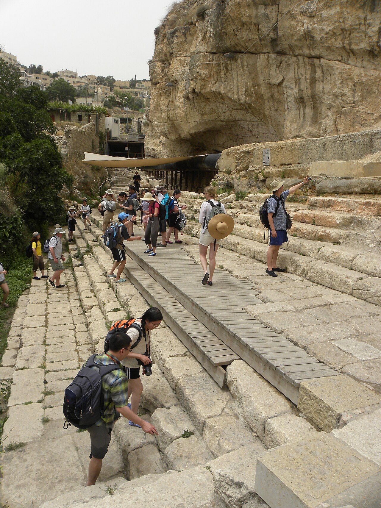 The Pool of Siloam and Jerusalem's ancient water system &mdash; the site of John&nbsp;9:7.